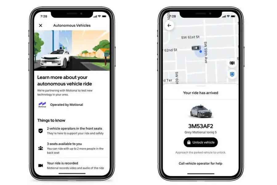 1670564986 832 Uber and Motional launch autonomous taxi service in Las Vegas