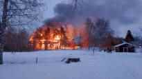 Alarm The Rautjarvi fire is being investigated Explosions at