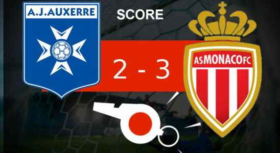 Auxerre Monaco bad operation for AJ Auxerre the highlights