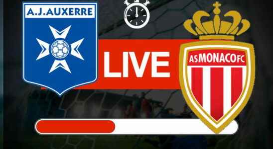 Auxerre Monaco follow the Ligue 1 match live