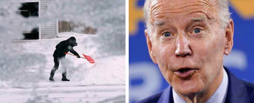 Biden after the storm warning in the US Not a