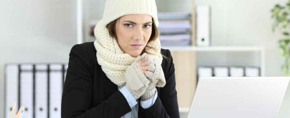 Cold at work right of withdrawal at what temperature