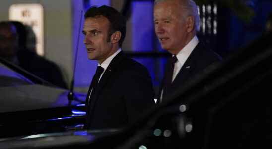 DIRECT For Macron a sumptuous but decisive dinner with Biden