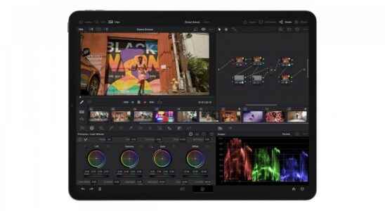 DaVinci Resolve for iPad released on the App Store