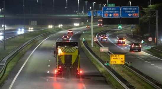 Dozens of accidents due to slipperiness Rijkswaterstaat warns not to