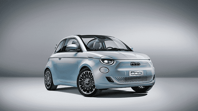 Fiat 500e Highlights from the model counting the days for
