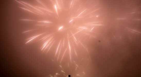 Fireworks against prison in Copenhagen
