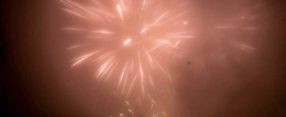 Fireworks against prison in Copenhagen