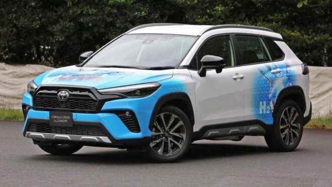 Hydrogen fuel work begins for Toyota Corolla Cross