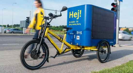 IKEA starts using electric cargo bikes abroad