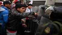 In Peru two people died in demonstrations defending the former