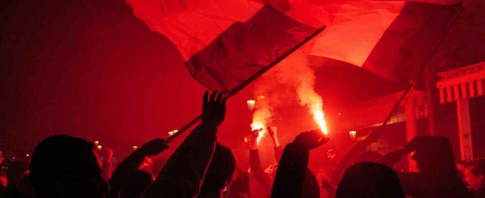 Incidents on the margins of France Morocco The ultra right groups are