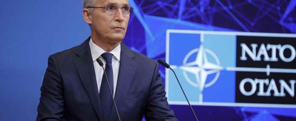 Jens Stoltenberg secretary general of a NATO returned from the