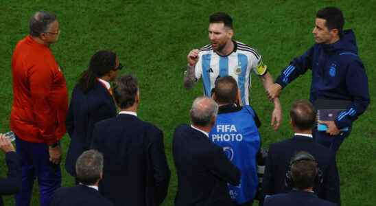 Lionel Messi furious with van Gaals Netherlands