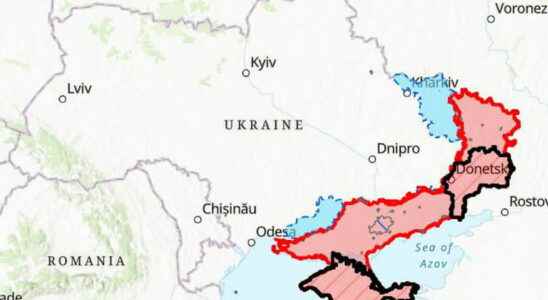 MAP Where is the war in Ukraine The evolution of