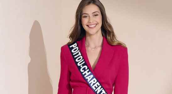Miss Poitou Charentes Marine Paulais in the top 15 suffered from