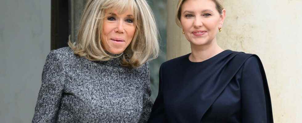 Olena Zelenska with Brigitte Macron a very special friendship