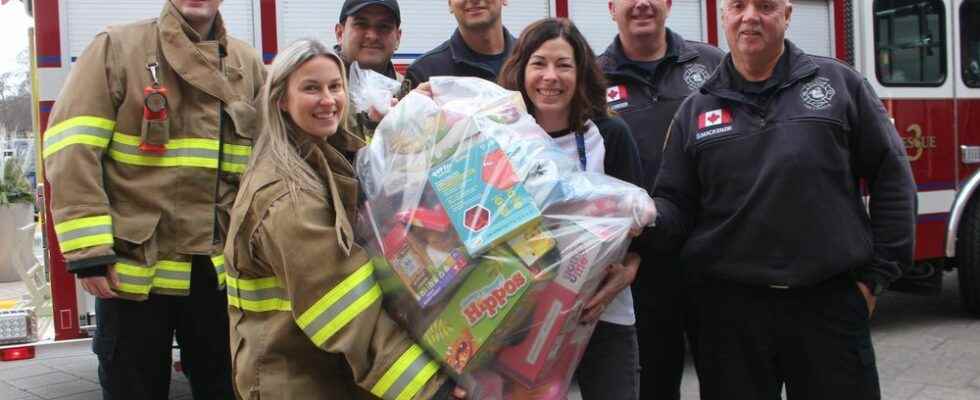 Point Edward firefighter toy drive delivers holiday joy