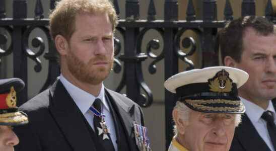 Prince Harry and King Charles very at war A very