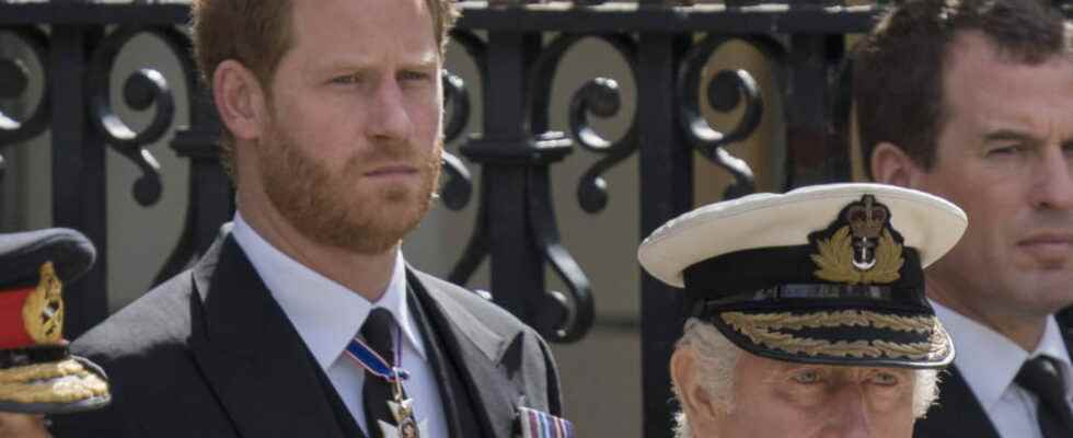 Prince Harry and King Charles very at war A very