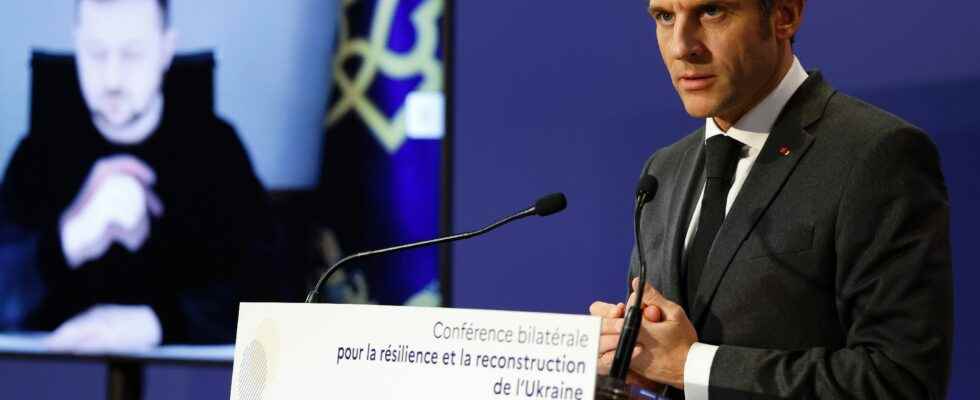 Reconstruction of Ukraine Macron mobilizes French companies and after