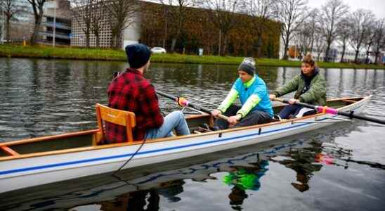 Rowing on the Merwede Canal is also possible if you