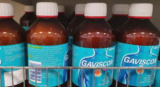 Sodium alginate Gaviscon use danger