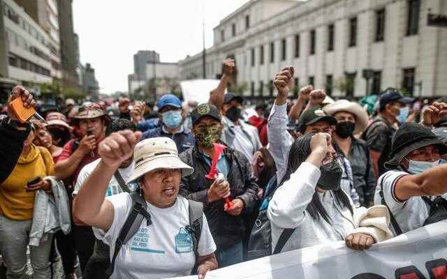 State of Emergency declared in Peru Curfew was declared people