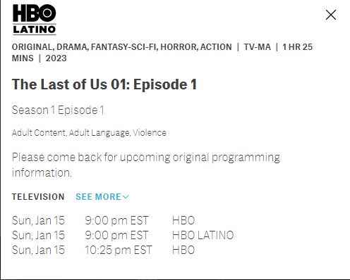The Last of Us first episode will be movie length