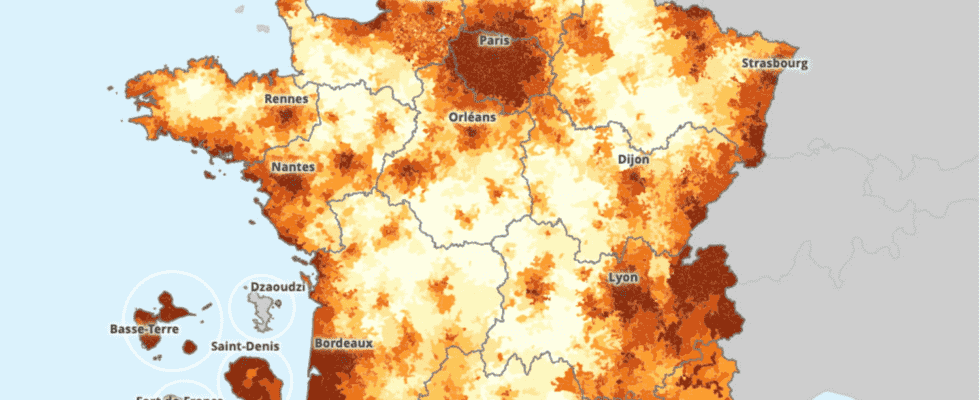 The Ministry of Housing has put an interactive rent map