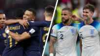 The World Cup quarter final between England and France obsessed with