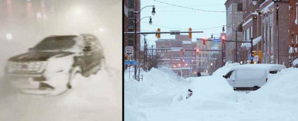 The bomb cyclone in the USA continues Buffalo is described