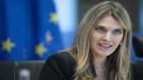 The deputy speaker of the EU Parliament Eva Kaili was