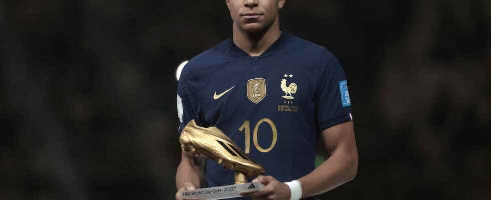 Top scorer of the 2022 World Cup Mbappe crowned the