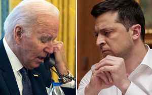 Ukraine Zelensky in Washington meeting with Biden at the White
