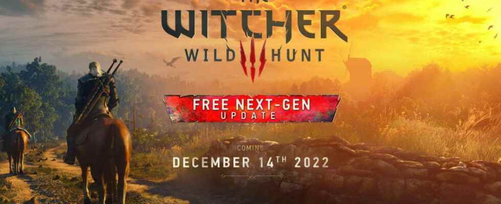 What time to install The Witcher 3 next gen update