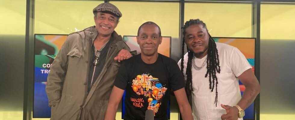 Yannick Noah and Maahlox are in the Marmite de Couleurs