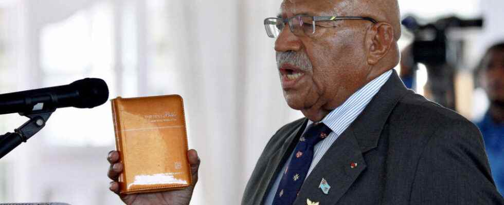 opposition leader Sitiveni Rambo Rabuka new prime minister