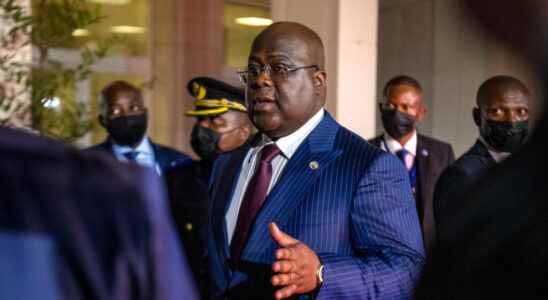 supporters of Felix Tshisekedi organize themselves in anticipation of the