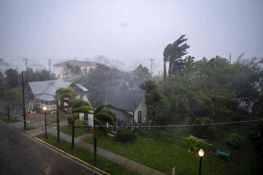 Hurricane Ian in Punta Gorda, Florida on September 26, 2022