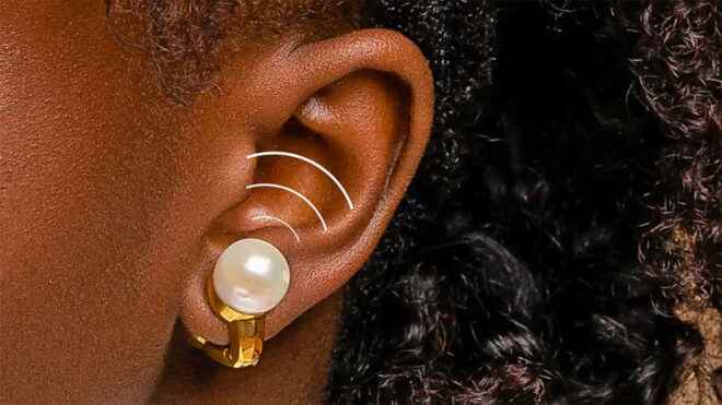 1673683116 752 Wireless earphones that look like pearl earrings are made Video