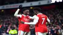 Arsenal sank Manchester United dramatically in the top match