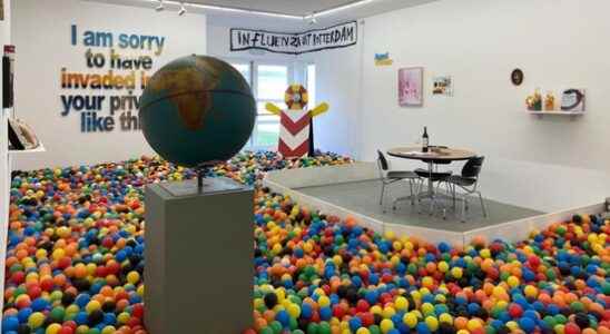Ball pit for adults or a gallery Children are no