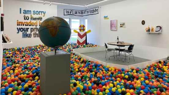 Ball pit for adults or a gallery Children are no