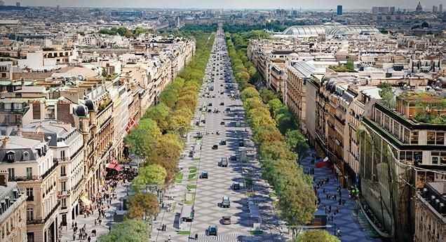 Champs Elysees a project for a greener and more pleasant avenue