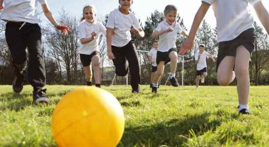 Colds in children at least 3 hours of sport per