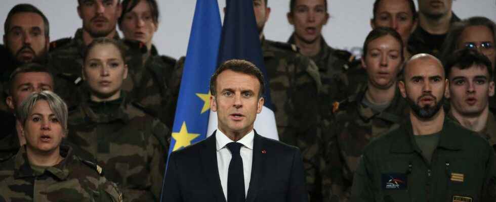 Colonel Michel Goya The military effort announced by President Macron