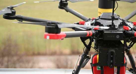 Drones are deployed in the event of accidents