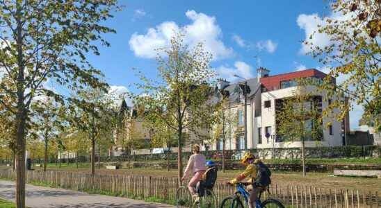 Green promenade real estate schools Vannes is being transformed to