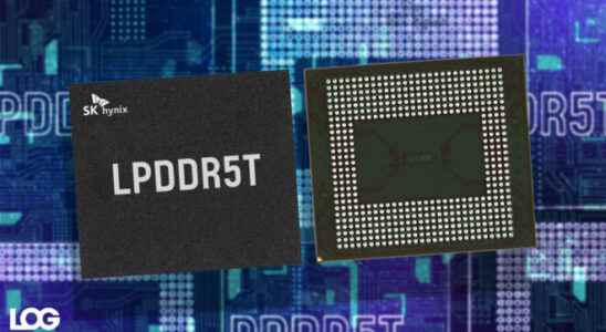 High speed LPDDR5T RAM introduced on top of LPDDR5X